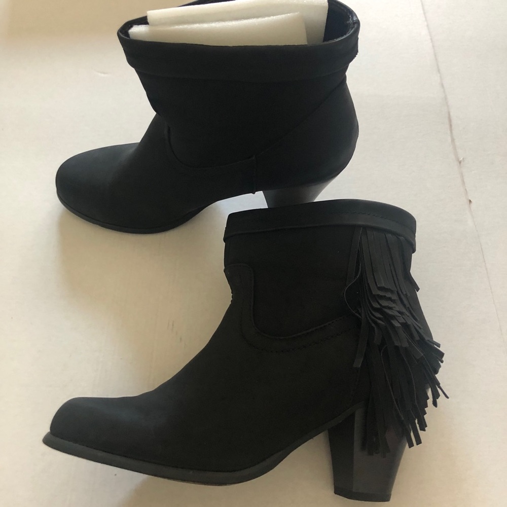 Just Fab Black Booties